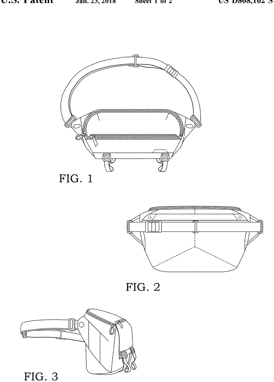 US D808,162 図面 第1葉（FIG.1〜3）
